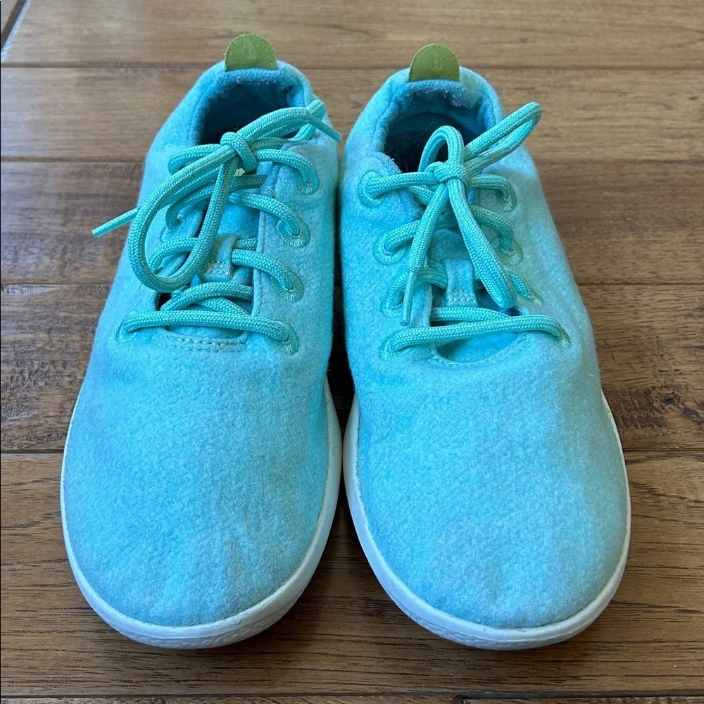 Allbirds Wool Runners Sustainable Wool Running Shoe Sneakers Mint Green Size 10
